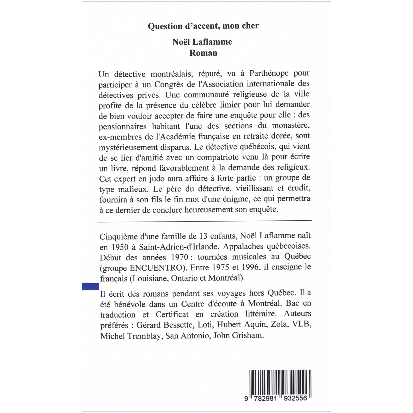 Question d’accent, mon cher